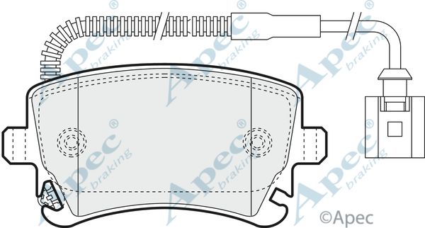 APEC BRAKING Jarrupala, levyjarru PAD1367